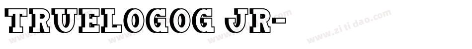 truelogog jr字体转换